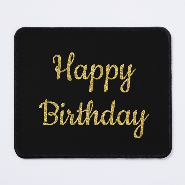 Item preview, Happy birthday black designed and sold by Ana Gorozpe.