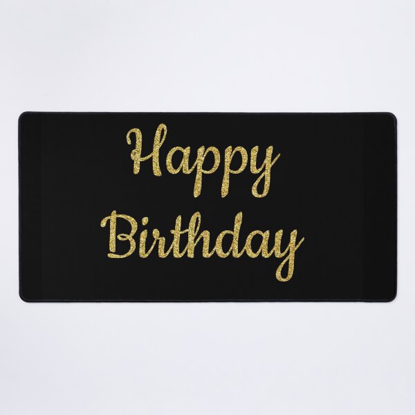 Item preview, Happy birthday black designed and sold by Ana Gorozpe.
