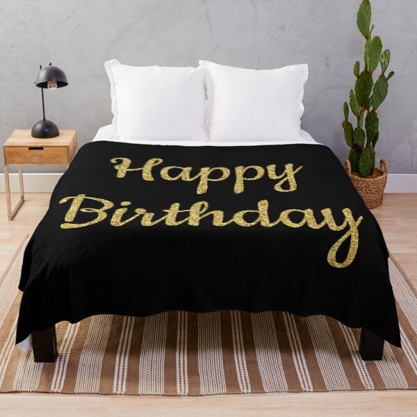 Item preview, Happy birthday black designed and sold by Ana Gorozpe.