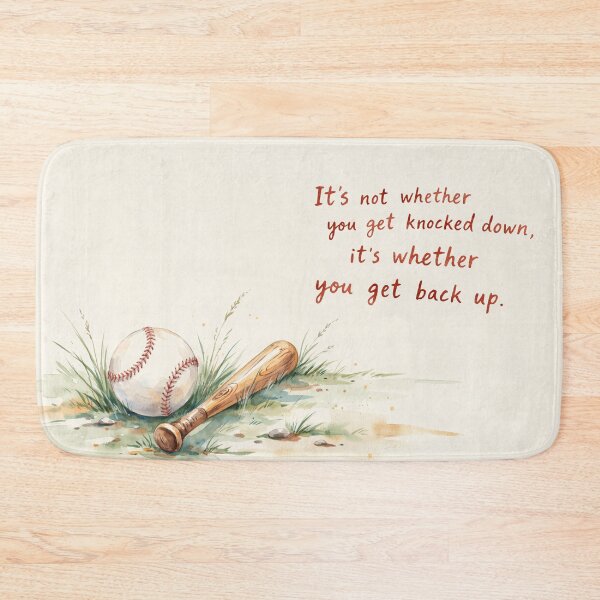 Item preview, Vintage Watercolor Baseball Bat Motivational Quote Art Vector designed and sold by Shutter-Dragon.