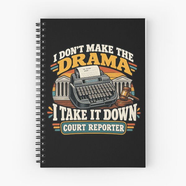 Item preview, Funny Vintage Court Reporter Stenographer Steno Machine designed and sold by MagicSD Designs.
