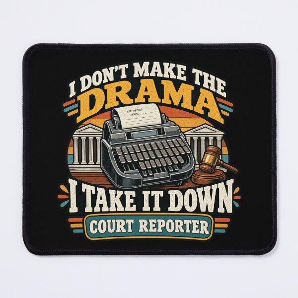 Item preview, Funny Vintage Court Reporter Stenographer Steno Machine designed and sold by MagicSD Designs.