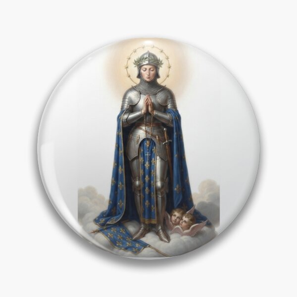 Item preview, Joan of Arc Armor and Blue Cloak Sacred Art designed and sold by MantoSagrado.