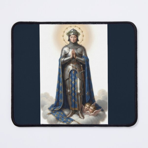 Item preview, Joan of Arc Armor and Blue Cloak Sacred Art designed and sold by MantoSagrado.