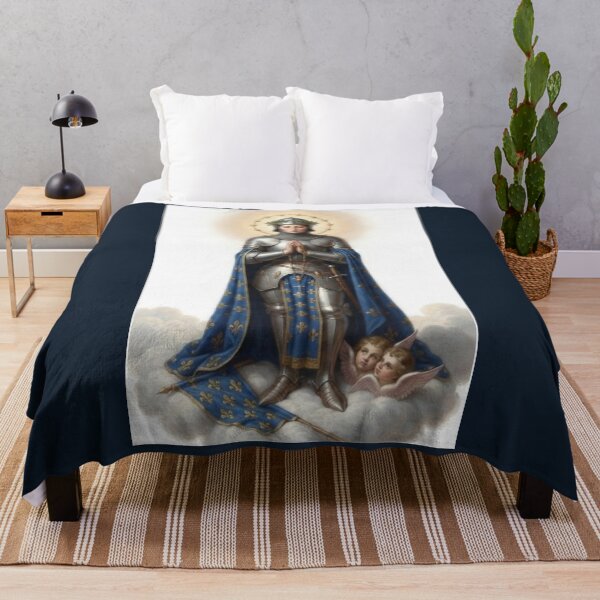 Item preview, Joan of Arc Armor and Blue Cloak Sacred Art designed and sold by MantoSagrado.