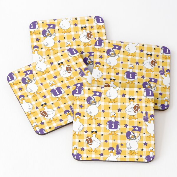 Item preview, Silly Goose Football Vikings Colors designed and sold by KrisInStitches.