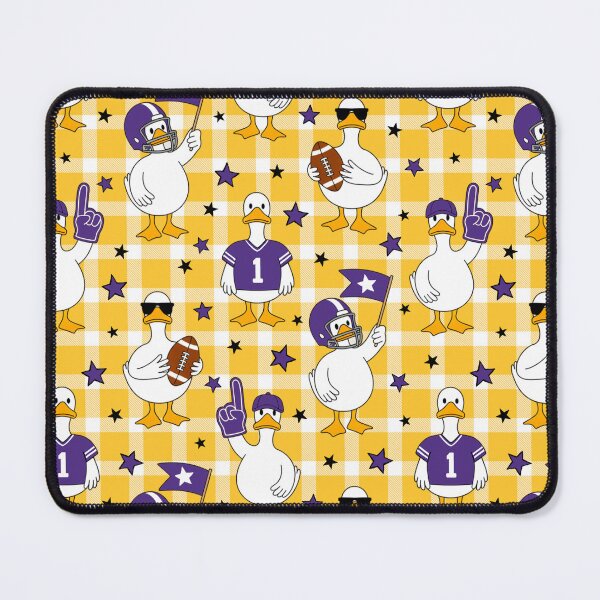 Item preview, Silly Goose Football Vikings Colors designed and sold by KrisInStitches.