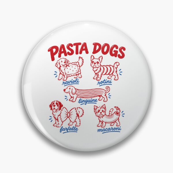 Item preview, Pasta Dogs - Foodie Humor designed and sold by gunaone-design.