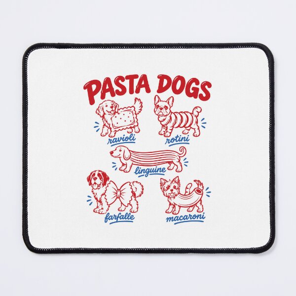 Item preview, Pasta Dogs - Foodie Humor designed and sold by gunaone-design.