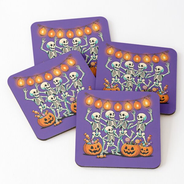 Item preview, Skeletons Halloween Dance Party designed and sold by BigSmileWorks.