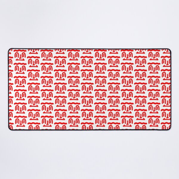 Item preview, Red Serious Mood Doodle Face designed and sold by felipemaldonadoart.