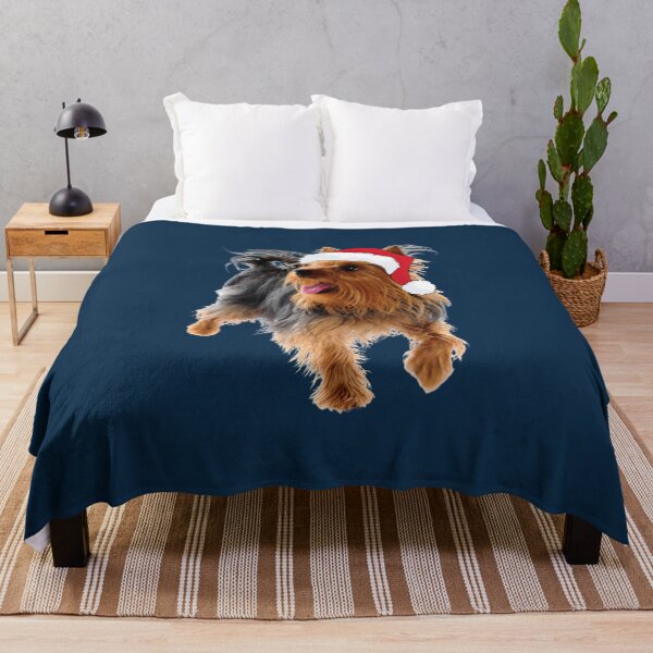 Artikelvorschau, Cute Yorkie Christmas Yorkshire Terrier entworfen und verkauft von stormk10.