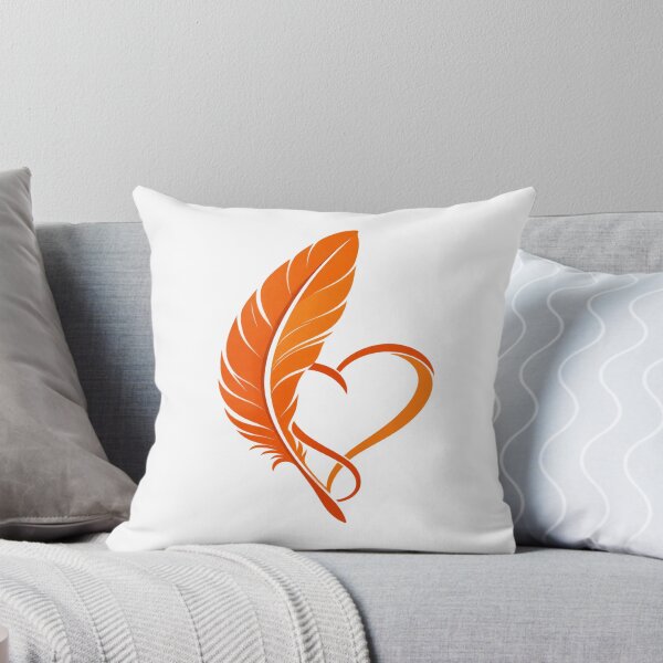 Item preview, Orange Feather and Heart Reconciliation  designed and sold by InspiredCreatives.