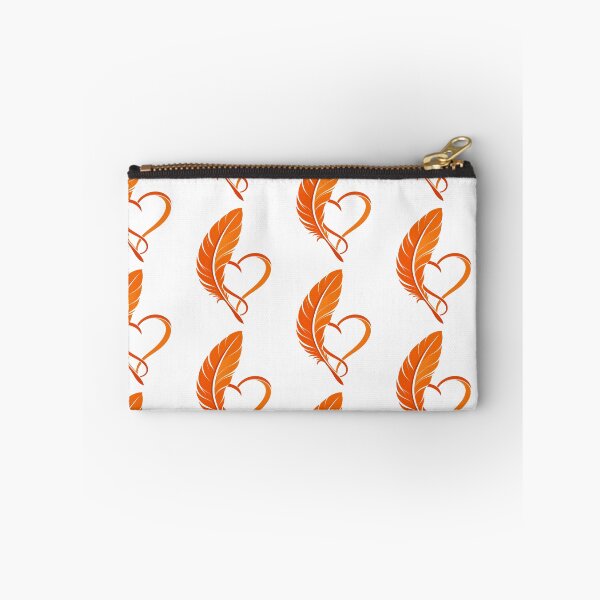 Item preview, Orange Feather and Heart Reconciliation  designed and sold by InspiredCreatives.