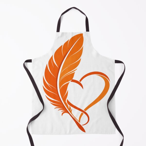 Item preview, Orange Feather and Heart Reconciliation  designed and sold by InspiredCreatives.