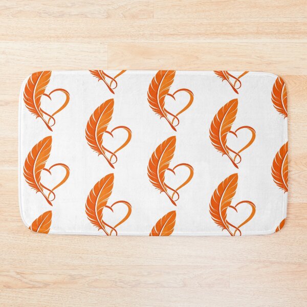 Item preview, Orange Feather and Heart Reconciliation  designed and sold by InspiredCreatives.