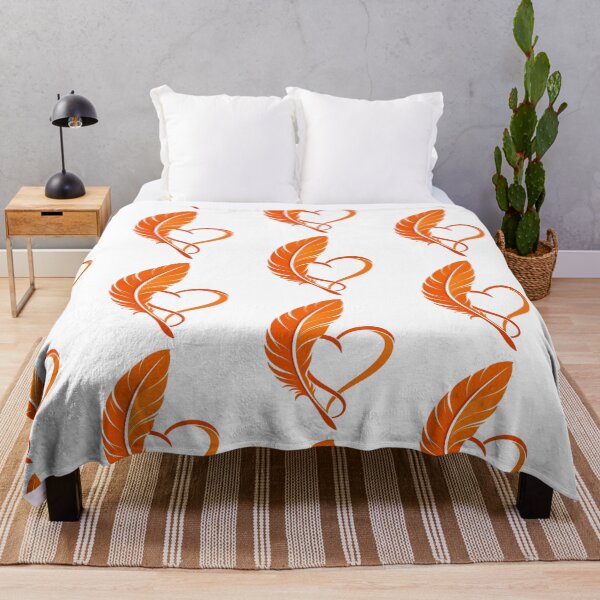 Item preview, Orange Feather and Heart Reconciliation designed and sold by InspiredCreatives.