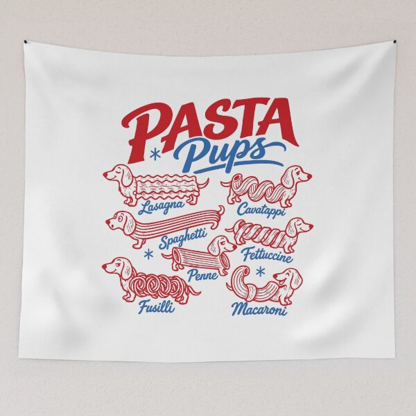 Item preview, Pasta Dogs Funny Wiener Dog Spagetti Italian Food Humor designed and sold by gunaone-design.