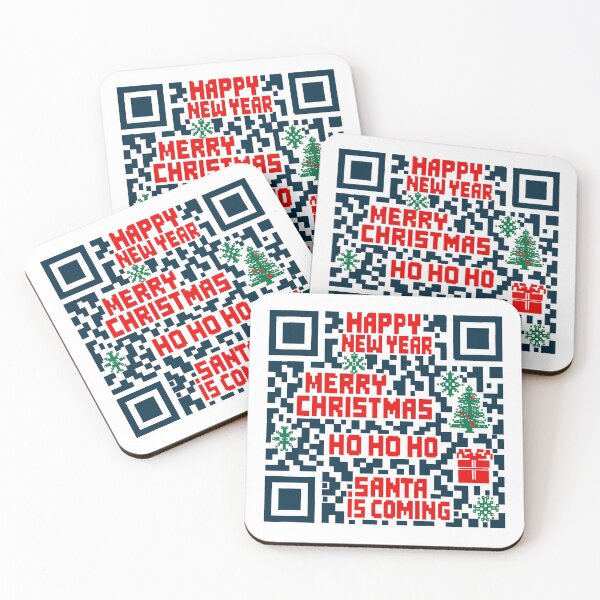 Item preview, Christmas QR code pixlated artwork  designed and sold by Goldy_Stuff.