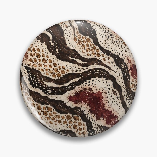 Item preview, Obscure Animal Print, Oxblood Abstract Wild Animal Print Pattern  designed and sold by Luvjesus2.
