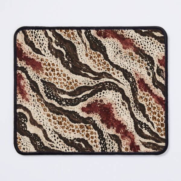 Item preview, Obscure Animal Print, Oxblood Abstract Wild Animal Print Pattern designed and sold by Luvjesus2.
