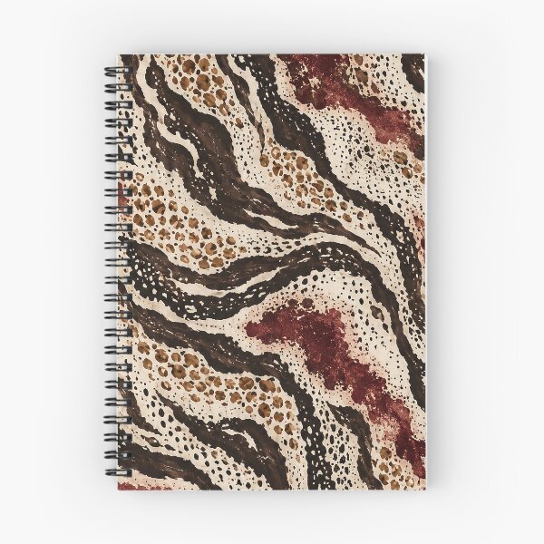 Item preview, Obscure Animal Print, Oxblood Abstract Wild Animal Print Pattern  designed and sold by Luvjesus2.