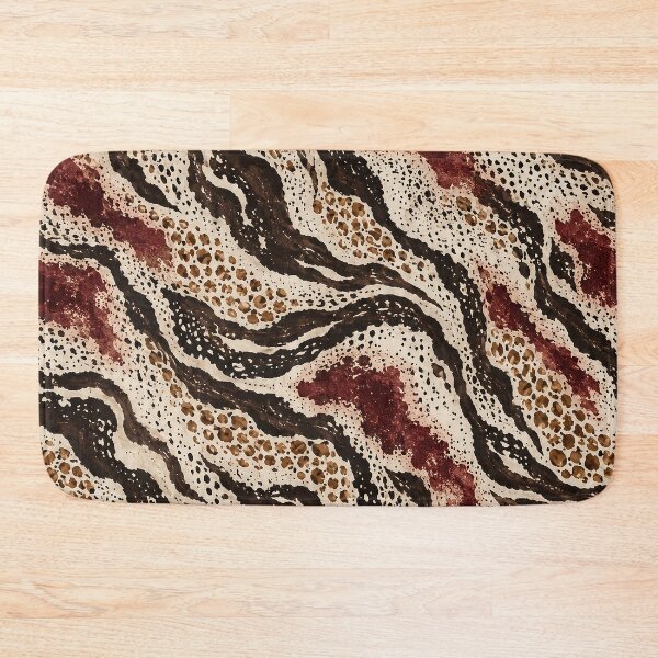 Item preview, Obscure Animal Print, Oxblood Abstract Wild Animal Print Pattern  designed and sold by Luvjesus2.