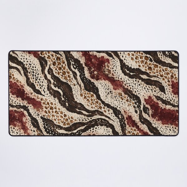 Item preview, Obscure Animal Print, Oxblood Abstract Wild Animal Print Pattern designed and sold by Luvjesus2.