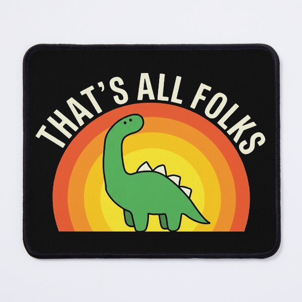 Item preview, That's All Folks designed and sold by KristiTaylorArt.