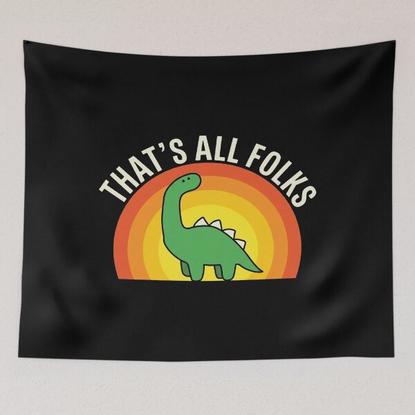 Item preview, That's All Folks designed and sold by KristiTaylorArt.