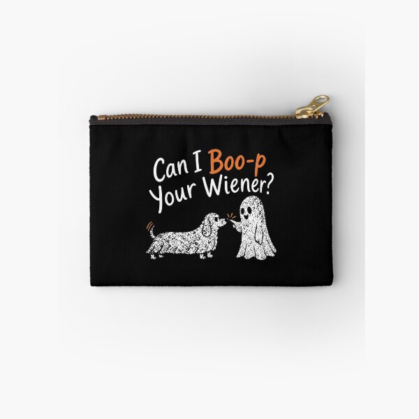 Item preview, Can I Boo-p Your Wiener? - Dachshund Ghost designed and sold by KristiTaylorArt.