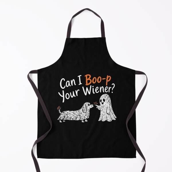 Item preview, Can I Boo-p Your Wiener? - Dachshund Ghost designed and sold by KristiTaylorArt.