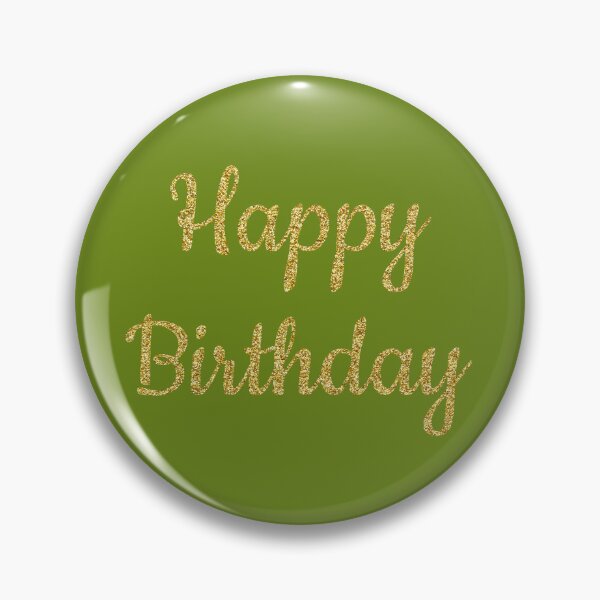 Item preview, Happy birthday green designed and sold by Ana Gorozpe.