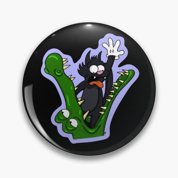 Item preview, Bitey Scratchy - Purple Outline  designed and sold by The Abysmall.