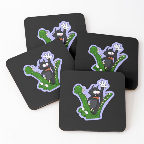 Item preview, Bitey Scratchy - Purple Outline  designed and sold by The Abysmall.