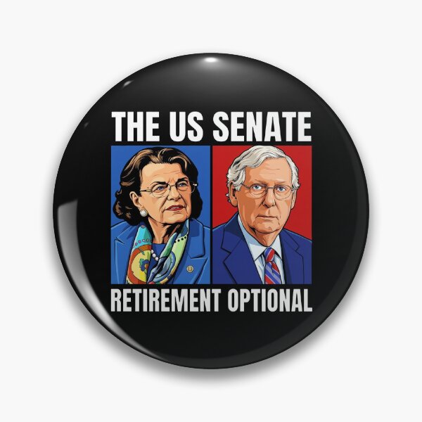 Item preview, Dianne Feinstein - Mitch McConnell - The US Senate - Retirement Optional designed and sold by KristiTaylorArt.