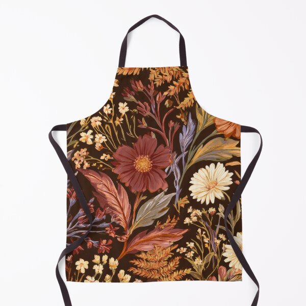 Item preview, Moody Chocolate Vintage Floral Pattern Burgundy Autumn Botanical designed and sold by scicilysimonee.