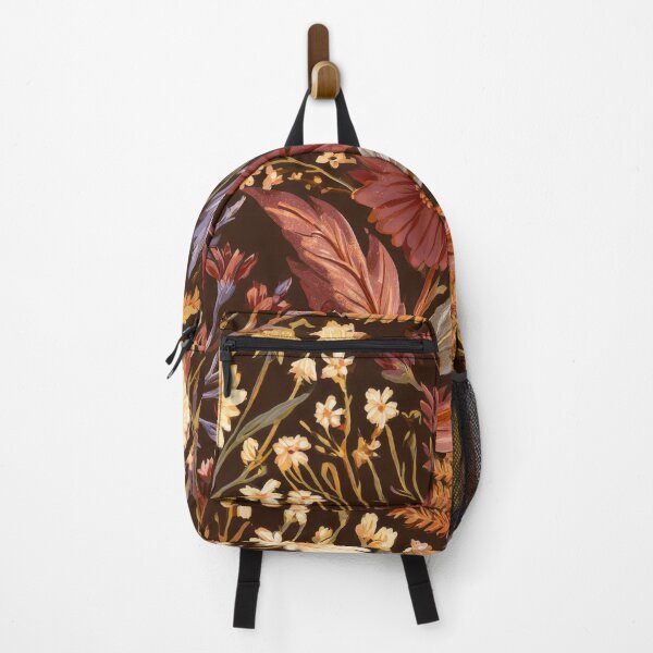 Item preview, Moody Chocolate Vintage Floral Pattern Burgundy Autumn Botanical designed and sold by scicilysimonee.