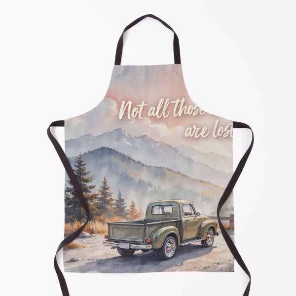 Item preview, Vintage Watercolor Mountain Truck Wanderlust Quote Art Vector designed and sold by Shutter-Dragon.