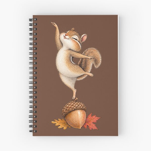 Item preview, Chipmunk Dancing on Acorn 1A designed and sold by CrumbBumStudio.
