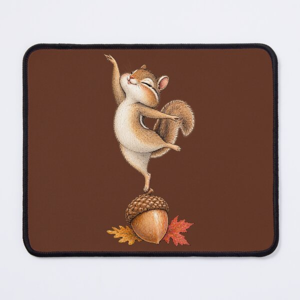Item preview, Chipmunk Dancing on Acorn 1A designed and sold by CrumbBumStudio.