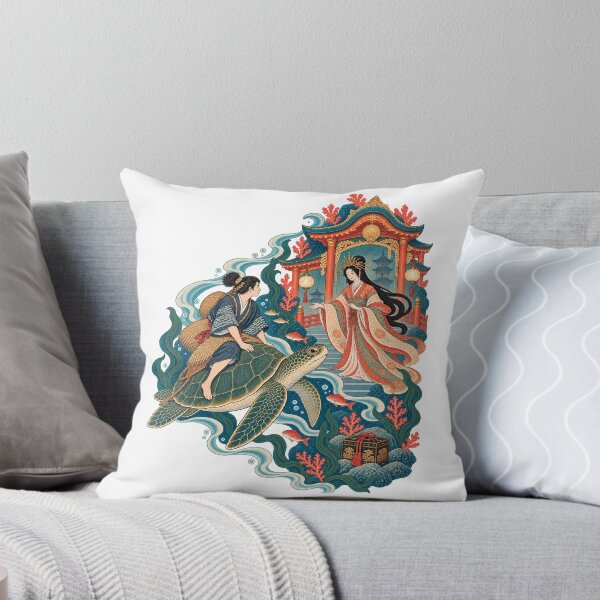 Item preview, Urashima Taro Dragon Palace Japanese Folklore Art designed and sold by Larkfound Studio.