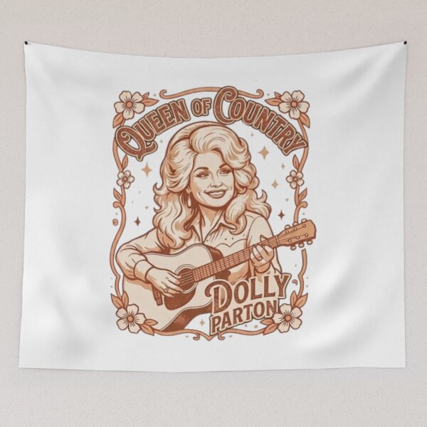 Item preview, Dolly Parton diamonds and guitar designed and sold by Mad Apparel.