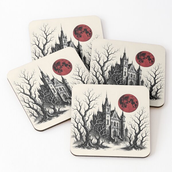 Item preview, Haunted Mansion under a Blood Moon designed and sold by BigSmileWorks.