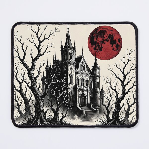 Item preview, Haunted Mansion under a Blood Moon designed and sold by BigSmileWorks.