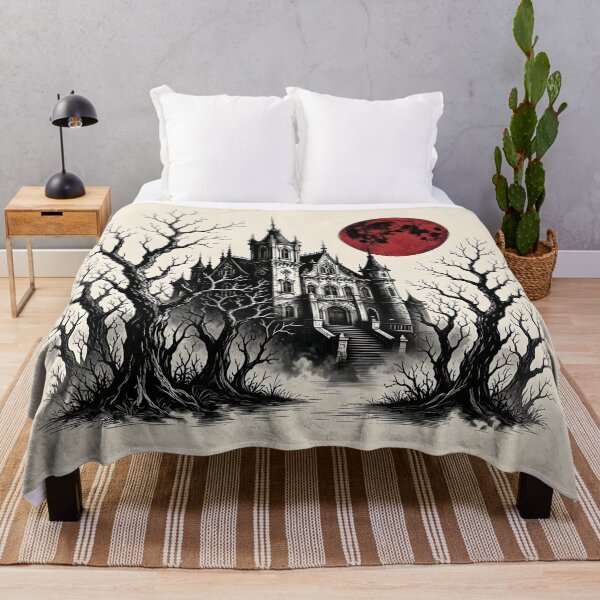 Item preview, Haunted Mansion under a Blood Moon designed and sold by BigSmileWorks.