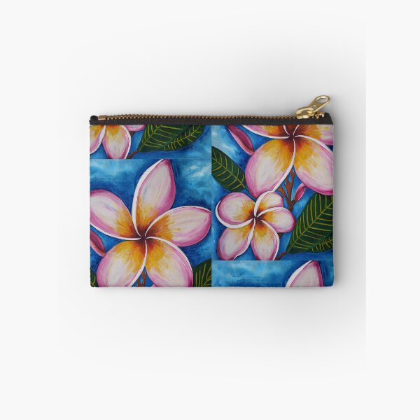 Item preview, Plumeria Flower Art Tropical Botanical Pink Beach Floral  designed and sold by Sharon Cummings Art.