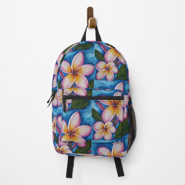 Item preview, Plumeria Flower Art Tropical Botanical Pink Beach Floral designed and sold by Sharon Cummings Art.