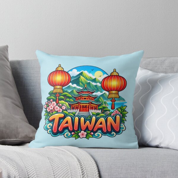 Item preview, Taiwan - Lanterns, Temples & Blossoms designed and sold by Myra365Art.