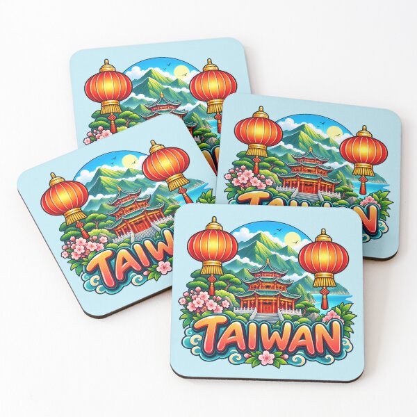 Item preview, Taiwan - Lanterns, Temples & Blossoms designed and sold by Myra365Art.